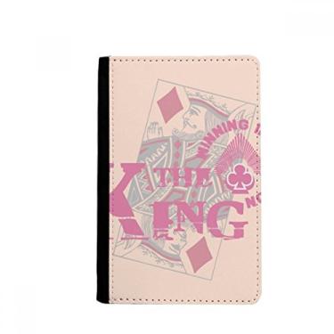 Imagem de King Baralho Utensílios de Jogo Padrão Porta-Passaporte Notecase Burse Carteira Capa Cartão Bolsa, Multicolor