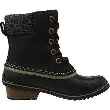 Imagem de Sorel Salto Plataforma Grosso Feminino, Preto, chaleira, 5