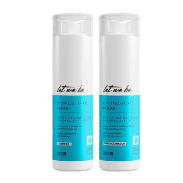 Imagem de Kit Let Me Be Biorestore Clear Duo Shampoo E Condicionador Extratos Na