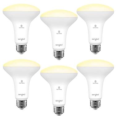 Imagem de Sengled Lâmpadas inteligentes LED brancas macias 65W Lâmpada equivalente BR30 E26 Base, perfeita para sala de estar no quarto, pacote com 6