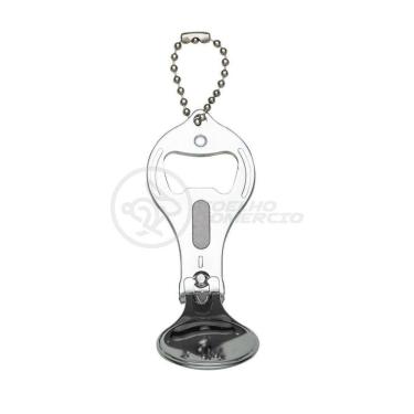 Imagem de Cortador De Unha Abridor De Garrafa Chaveiro 3 Em 1