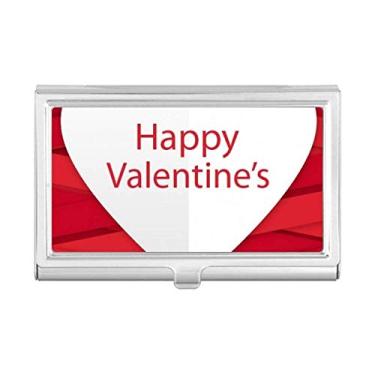 Imagem de Carteira de bolso com listras vermelhas Happy Valentine's Day