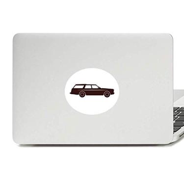 Imagem de Adesivo geométrico clássico Carros preto contorno vinil emblema gráfico laptop decalque caderno