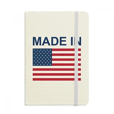 Imagem de Caderno de anotações feito nos Estados Unidos com capa dura em tecido oficial