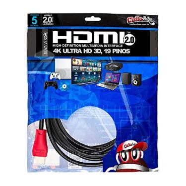 Imagem de Cabo HDMI 2.0 Premium Ultra HD 4K@50/60 3D, Cirilo Cabos - 5 metros
