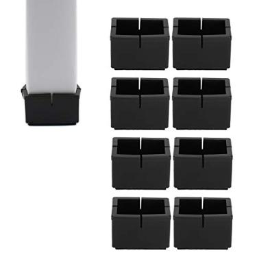 Imagem de Capa para pés de móveis, protetores de piso reutilizáveis, 8 peças, tampas para pernas de cadeira, para cadeira de mesa, mesa de escritório e armário de arquivo