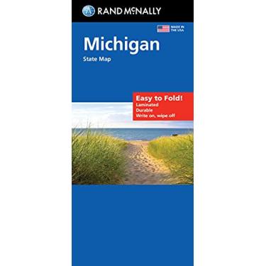 Imagem de Rand McNally Easy to Fold: Michigan State Laminated Map