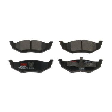 Imagem de TRW TPM0759 Conjunto de pastilhas de freio a disco para Chrysler PT Cruiser: 2001-2010 e outras aplicações traseiras, preto