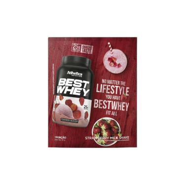 Imagem de Best Whey (sachê) Strawberry Milkshake Atlhetica Nutrition-Unissex