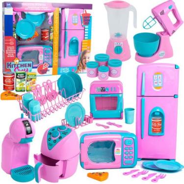 Cozinha Para Meninas com Jogo de Comidas e Acessórios - Big Star Brinquedos  - Cozinha Infantil / de Brinquedo - Magazine Luiza