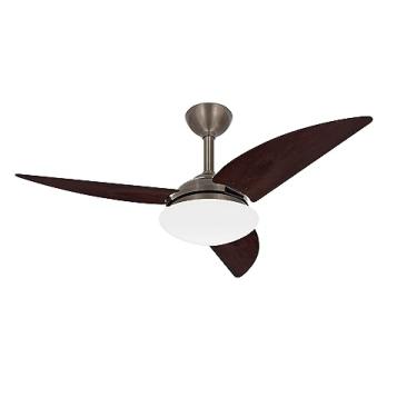 Imagem de Ventilador Teto Bronze Potente Sala Class 3 Pás Ventax 220V