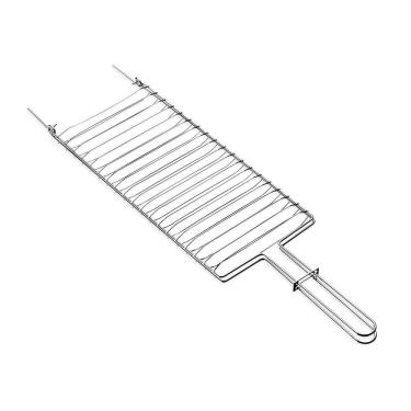 Imagem de Grelha Para Churrasco em Aço Inox 42x23 cm - Tramontina 26480004