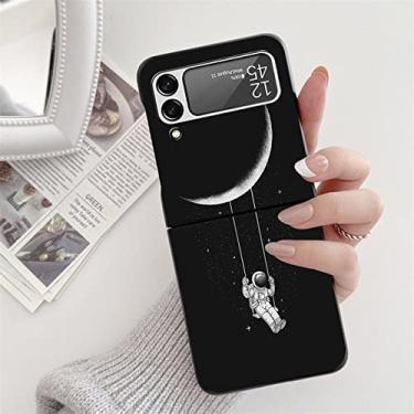 Imagem de Para Samsung Galaxy Z Flip3 Flip4 5 Capa preta rígida para Samsung ZFlip5 Galaxy ZFlip3 para sansung z flip 3 4 5 zflip 3 Capa Fundas, Khey, yhyylzuo, ForGalaxyZFlip5 (5G)