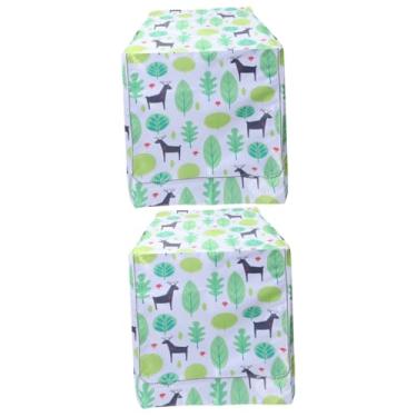 Imagem de Uonlytech 2 Peças Capa Para Máquina De Lavar Roupa Secadora Lavadora Capa De Rolo Espessada Protetor De Máquina De Lavar À Prova D'Água Secador Capa Para Máquina De Lavar Protetor