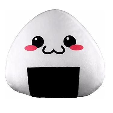 Imagem de Almofada Pelúcia Onigiri Feliz - Comida Japonesa