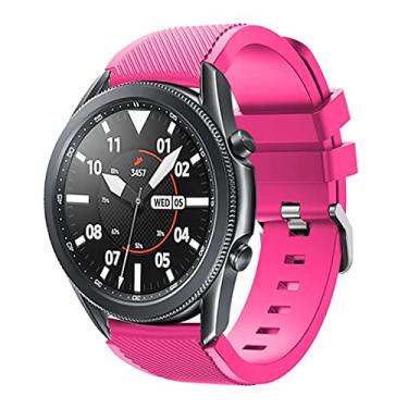 Imagem de Pulseira extra para Samsung Gear S3/ Galaxy Watch 46mm (Rosa Pink Rajado)