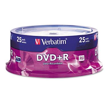 Imagem de Verbatim Discos Em Branco Dvd+R Azo Dye 4.7Gb 16X Disco Gravável - Eixo De 25 Discos Fuso 25Pk Uma Cor