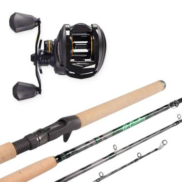 Imagem de Kit Carretilha Black Tamba Pro + Vara Go Casting 2,13m 40Lbs