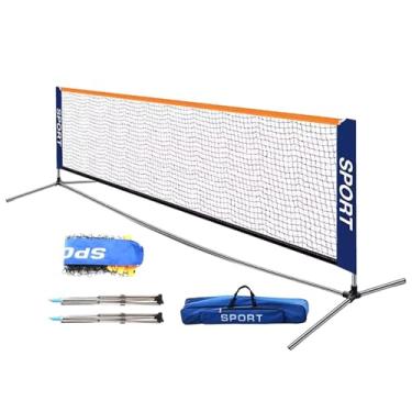 Imagem de Rede Portátil De Badminton De Tênis Com Suporte De Aço Inoxidável, Rede Dobrável De Pickleball De Vôlei, Para Ambientes Internos E Externos (Size : 3.1m/10ft)