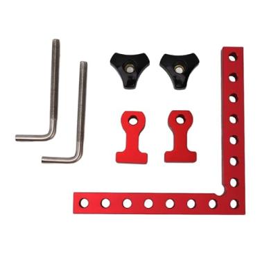 Imagem de Braçadeira de Quadrados de Posicionamento de 90 Graus Ferramenta Durável para Trabalhar Madeira para Armários de Porta-retratos Utensílio de Liga de Madeira Compensada [versátil