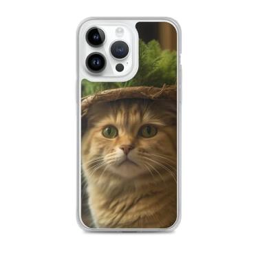 Imagem de LKGAMEZONE Capa Top Hat Dog D para iPhone 14 Pro Max - fina, protetora e compatível com carregamento sem fio, transparente