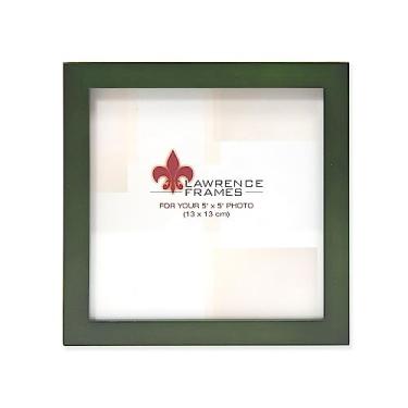 Imagem de Lawrence Frames Coleção de moldura de madeira, verde, 12 x 12 cm