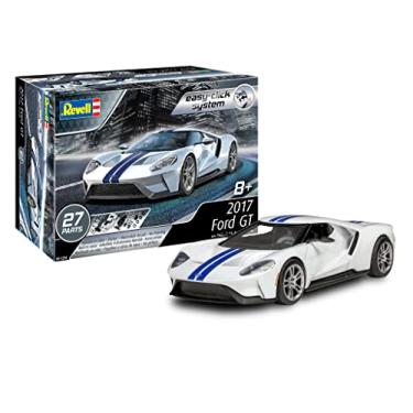 Imagem de Revell 85-1235 2017 Ford GT Model Car Kit 1:24 Scale 27-Piece Skill Level 2 Plastic Easy-Click Model Building Kit, White