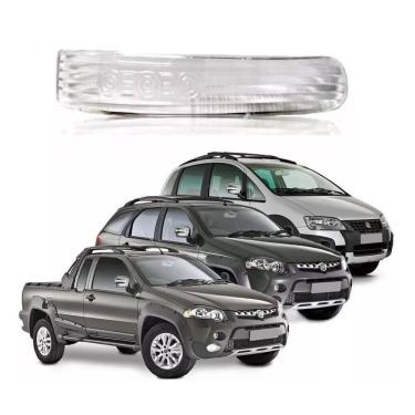 Imagem de Par lente pisca seta retrovisor fiat strada adventure 2009