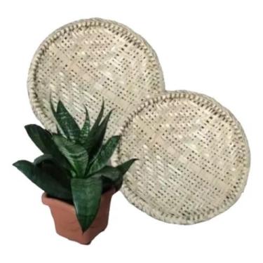 Imagem de 2 Peneiras De Palha Pequena Pp - Arupemba Decoração