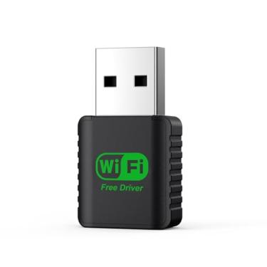 Imagem de Adaptador USB WiFi, Plug-and-Play WiFi de banda dupla de 1300 Mbps, adaptador de rede sem fio 5G/2,4G, antena de alto ganho integrada, adequada para computadores de mesa e laptops Windows 11/10/8.1/8
