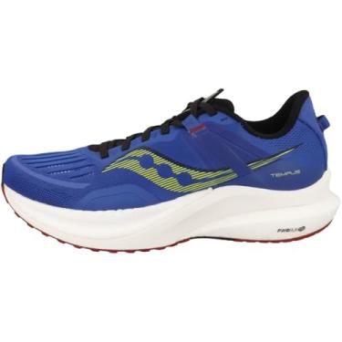 Imagem de Saucony Tênis masculino Tempus, Raz/Ácido Azul, 40