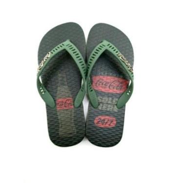 Imagem de Chinelo Coca-Cola Shoes Conyers Masculino Adulto - Ref CC3847 - Tam 34/44-Masculino