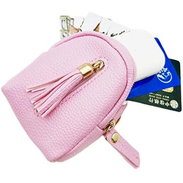 Imagem de Tomcrazy Mini bolsa de armazenamento para AirPods 4 Pro 2 1 3, pequena bolsa de moedas para Sony LinkBuds S WF-L900 WF-1000XM4 chaveiro Galaxy Buds capa para fones de ouvido Airtag chaveiro (#12)