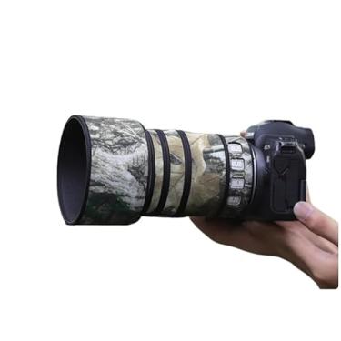 Imagem de CHASING BIRDS O revestimento de lente impermeável camuflado para Canon RF 70-200 mm F4 L é uma capa protetora de lente USM à prova de chuva (camuflagem de árvore amarela, com extensor RF 2X)