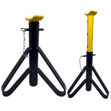 Imagem de 2 Cavaletes Para Apoio Carro 2t Preguiça Manutenção Veículo