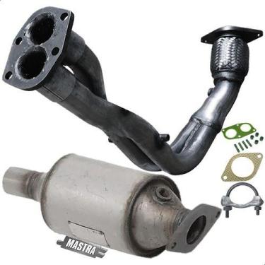 Imagem de Kit Escapamento Tubo + Catalisador Palio Weekend 1.6 97 A 98 - ScapJá