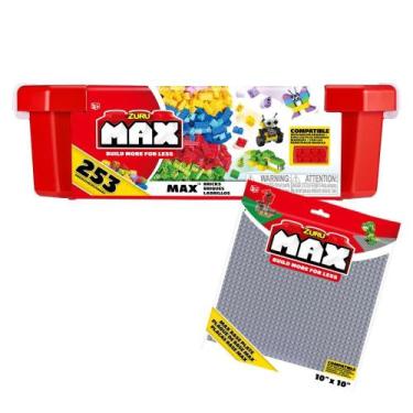 Imagem de Conjunto de Blocos de Construção 253 pçs + Base De Construção 25x25cm 