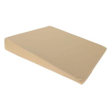 Imagem de Capa para Travesseiro Anti Refluxo Adulto 70x80x15cm 100% Algodão Nude