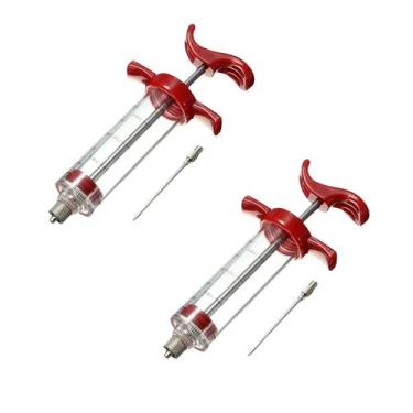 Imagem de Kit 2 Seringas Injetora De Temperos Carnes Frango Costela - MRS