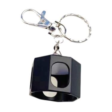 Imagem de Pegciuho Porta-giz para Taco de Sinuca, Estojo para Giz com Chaveiro, Acessórios para Sinuca, Caixas de Giz Portáteis Compactas, Porta-giz para Bilhar, Preto