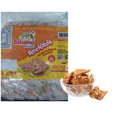 Imagem de Doce Pé De Moleque Crocante Rockitos 800gr - Balsamo