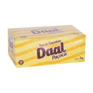 Imagem de Paçoca Quadrada Daal C/ 50 Unidades 1kg
