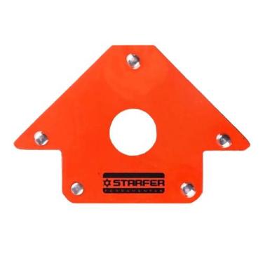 Imagem de Esquadro Magnético com Imã Triangular 4 Polegadas 22Kg Solda Soldador 