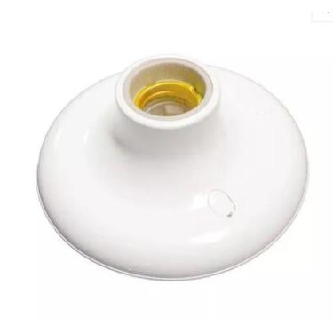 Imagem de Soquete Para Lampada Eletronica Branco 100w Romazi