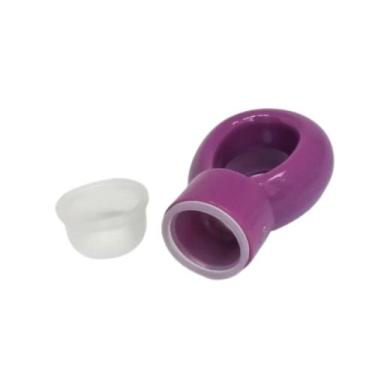 Imagem de Anel Acrilico Roxo P/ Batoque Pigmento Micropigmentação Cola Henna - S
