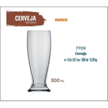 Imagem de 24 Copos Cerveja Munich 300Ml-Artesanal-Pilsen-Premium-Ipa - Nadir Fig