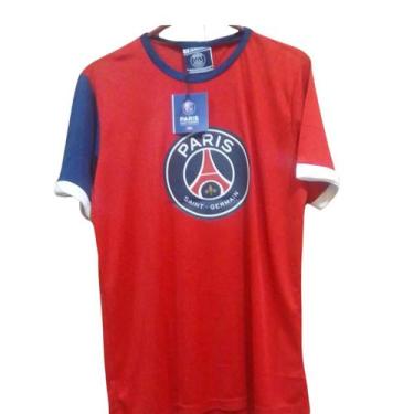 Imagem de Camisa Masculina Paris Saint German PSG Balboa, Vermelho, 2GG