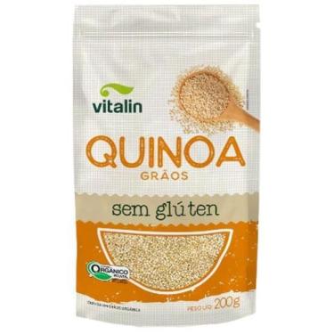 Imagem de Kit 2 Quinoa Em Grãos Orgânica Sem Glúten Vitalin 200G