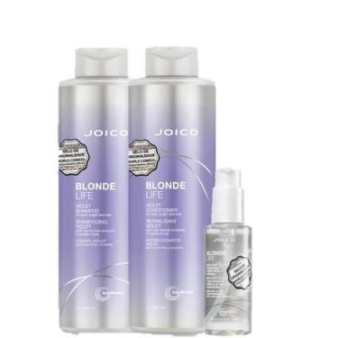 Imagem de Joico Blonde Life Violet Duo 1L e Oleo Capilar