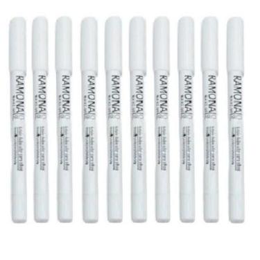 Imagem de Kit 10 Lápis Olhos Branco Prova D'água 1,4gr -Ramona Make Up